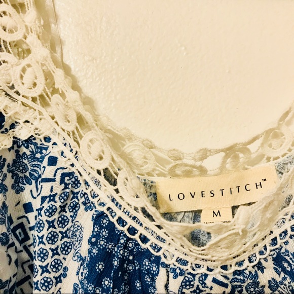 Boho chic Lovestitch draped top - Picture 4 of 6